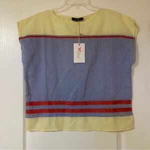 THML Yellow and Blue Top